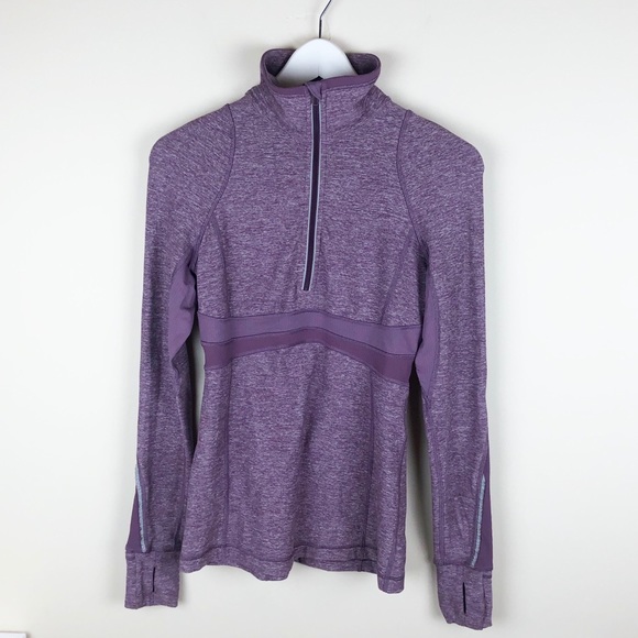 Lululemon Run Full Tilt 4 Muted Mauve 1/2 Zip HTF - Picture 2 of 10
